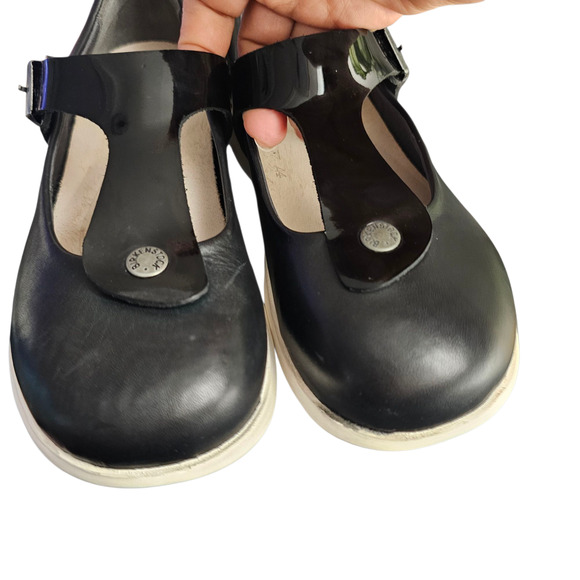 Birkenstock Tralee Narrow Fit T-Strap Black Shoe Sandal Women's EU 38 US7 - Picture 6 of 13